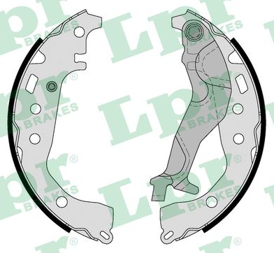 REAR BRAKE SHOE + BRACKET